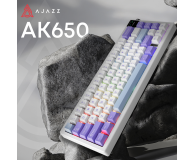 Ajazz AK650 Dream Weaver Switch Purple White Blue RGB z ekanem - 1536354 - zdjęcie 7